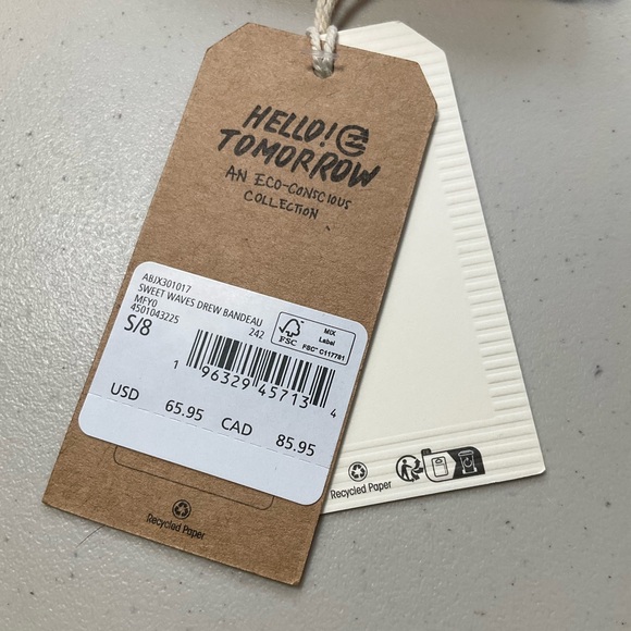 Billabong Swim Bikini Top Pink Small Sweet Waves Drew Bandeau Tropical New - Picture 4 of 7